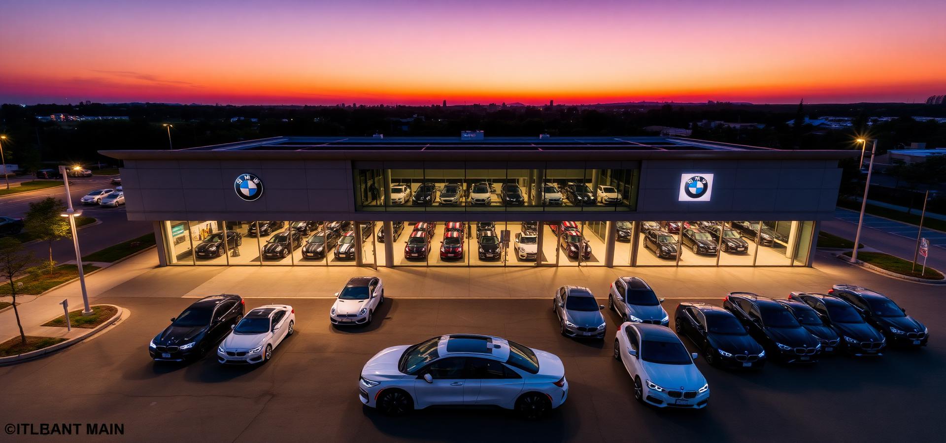 Auto West Group dealership aerial view