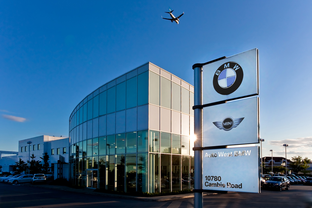 Auto West BMW Cambie Road flagship showroom exterior